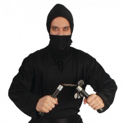 Lunchacos ninja 20 cm negros guerrero