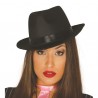 Sombrero gangster negro alta calidad