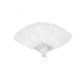 Abanico plumas blanco 16 palas