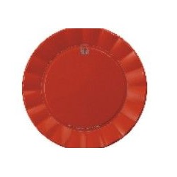 Platos rojos up 23 cm 6 unds plastico alta calidad