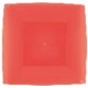 Plato llano nice rojo 23 x 23 cm alta calidad