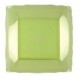 Plato llano nice verde 23 x 23 cm alta calidad