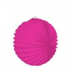 Farol rosa fucsia esferico 22 cm farol fiesta feri