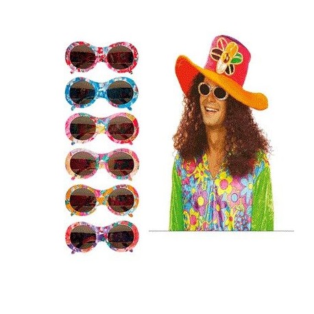 Gafas flores hippie anos 60 6723j 6 modelos surtid