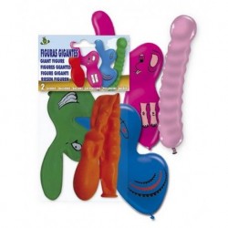 Globos figuras gigantes bolsa 2 und