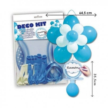 Decoracion globos kit chupete nino baby shower