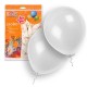 Globos blancos 100 unidades 23 cm 9 latex