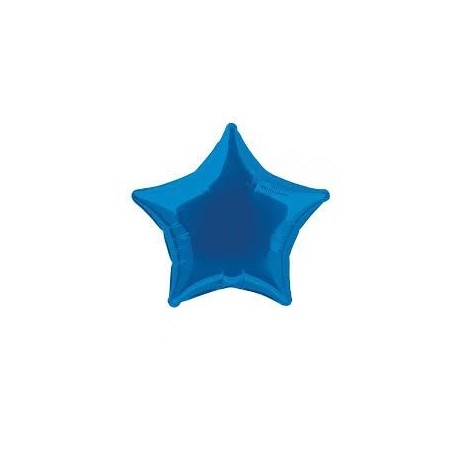 Globo estrella azul foil para helio
