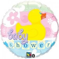 Globo foil baby shower patito 18 46 cm