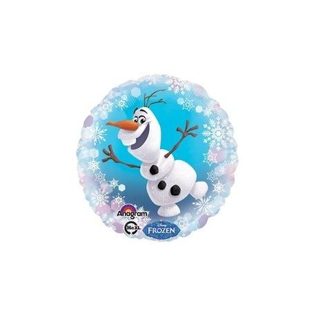 Globo olaf frozen muneco de nieve helio 18 45 cm