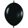 Globo Link-O-Loon 12 Negro Sempertex 25 uds 30 cm cadena