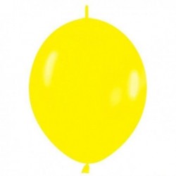 Globo amarillo fashion solido cadena lol 25 uds se