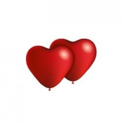 Globos corazon 2 und 140 cm perimetro 50 cm