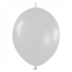 Globo plata satin cadena lol 25 uds sempertex