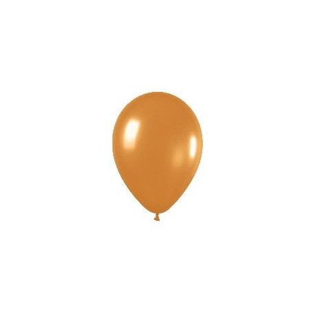 Globo dorado metal 30 cm r 12 50 uds sempertex