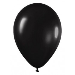 Globo negro metal 30 cm r 12 50 uds sempertex