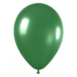 Globo Metal verde Sempertex R12 30 cm 50 uds