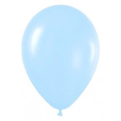 Globo satin azul de 30 cm serpentex bolsa 50 unidades