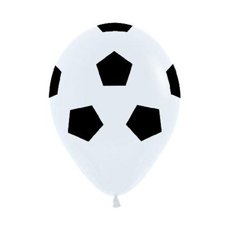 Globo balon de futbol R12 30 cm 12 und