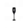 Copa champagne 40 negra en estuche regalo