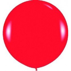 Globo gigante rojo fashion solido R36 90 cm unidad
