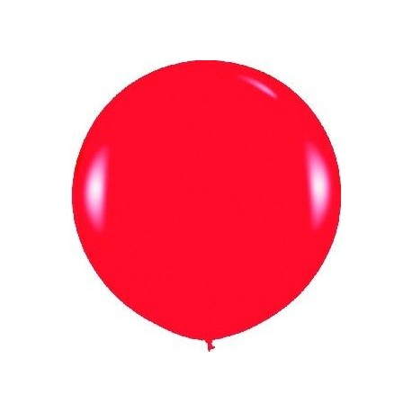 Globo gigante rojo fashion solido R36 90 cm unidad