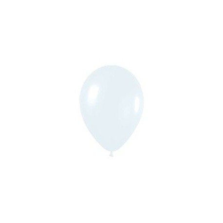 Globo blanco fashion solido R5 100 uds sempertex