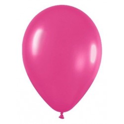 Globo fucsia metal r-5 100 uds sempertex