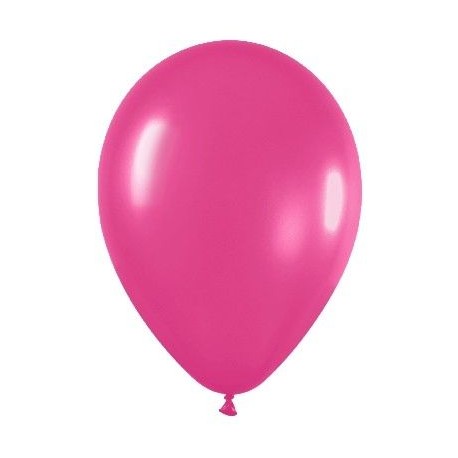 Globo fucsia metal r 5 100 uds sempertex