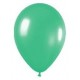 Globo latex solido verde r-5 12.5cm 100 uds sempertex