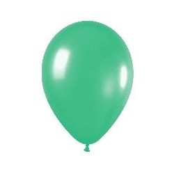 Globo latex solido verde r 5 125cm 100 uds sempertex