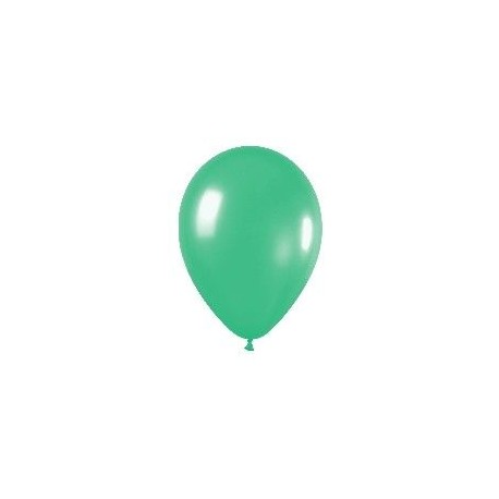 Globo latex solido verde r 5 125cm 100 uds sempertex