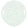 Globo transparente estrellas r36 90 cm boda