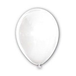 Globo latex blancos 100 un 12 30 cm