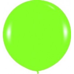 Globo verde lima latex 36 86 cm unidad