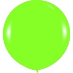 Globo verde lima latex 36 86 cm unidad