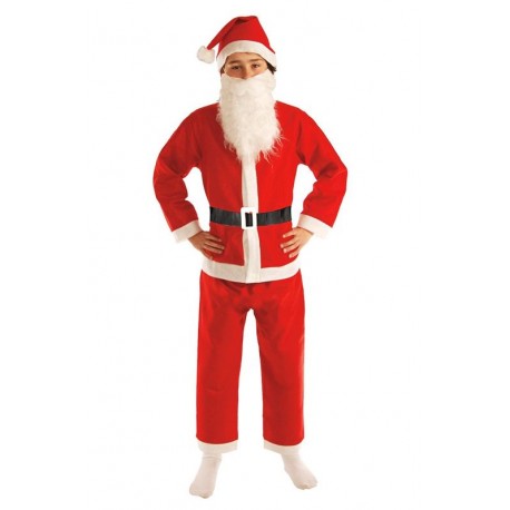 Disfraz papa noel infantil 10 12 santa claus nino