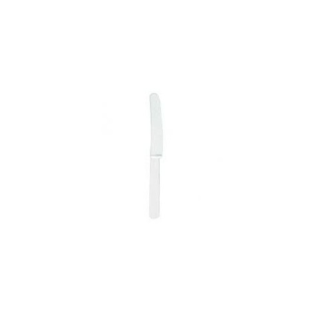 Cuchillo blanco plastico 10 unidades