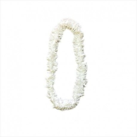 Collar papel blanco 65 cm ibicenco