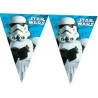 Guirnalda star wars triangular 23 metros plastico