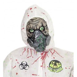 Mascara bio hazard zombie radioactivo media careta
