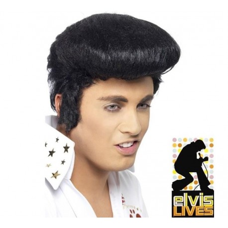 Peluca elvis presley deluxe original rey del rock