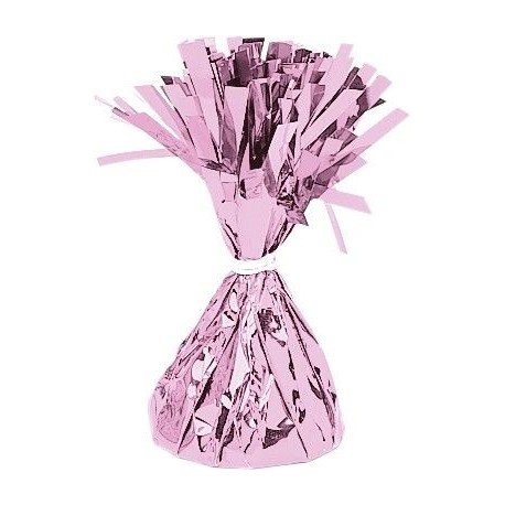 Peso para globos de helio rosa claro