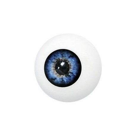 Ojo artificial azul para pegar postizos grimas