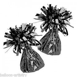 Peso para globos de helio negro