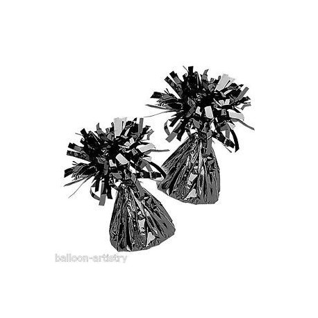 Peso para globos de helio negro