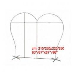 Estructura de arco en forma de corazon