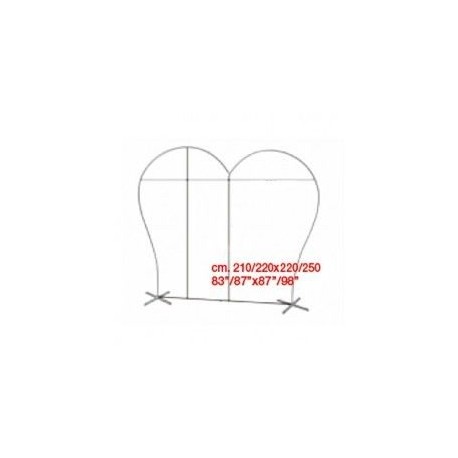 Estructura de arco en forma de corazon