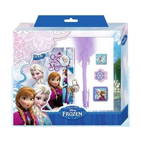 Diario frozen 6 piezas