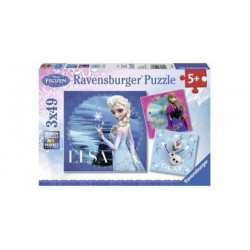 Puzzle frozen disney 2 unidades de 24 piezas